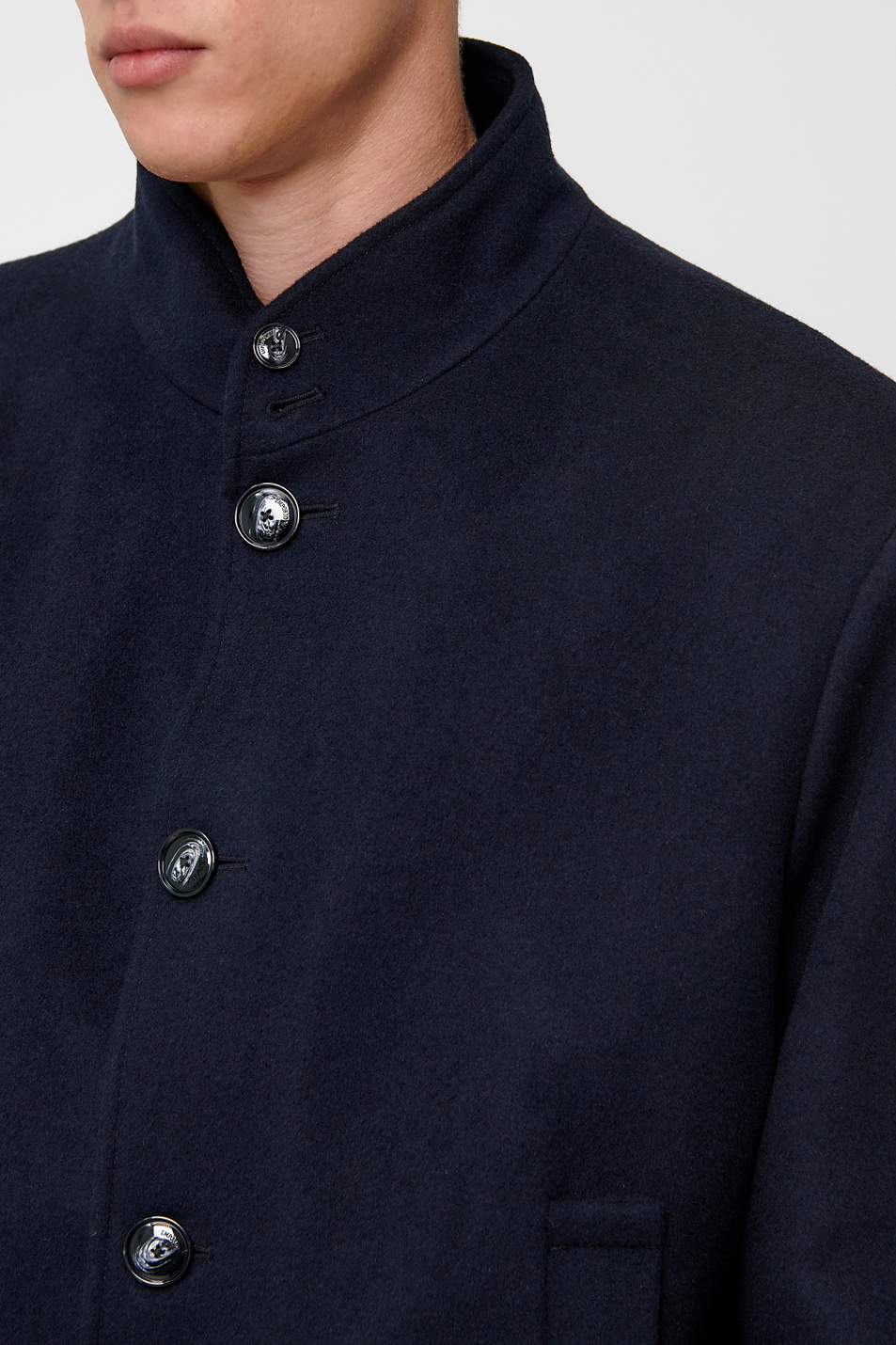 Emporio Armani Куртка из натуральной шерсти и кашемира (цвет ), артикул 6H1BE2-1NYBZ | Фото 6