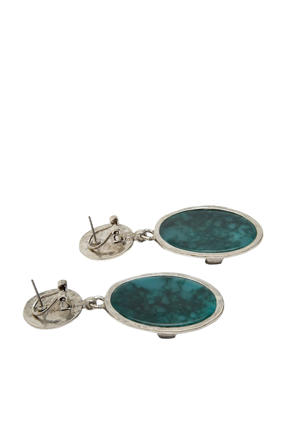 Серьги-подвески с камнями|Основной цвет:Зеленый Женский Parfois Серьги-подвески с камнями (цвет ), артикул 240585 | Фото 2