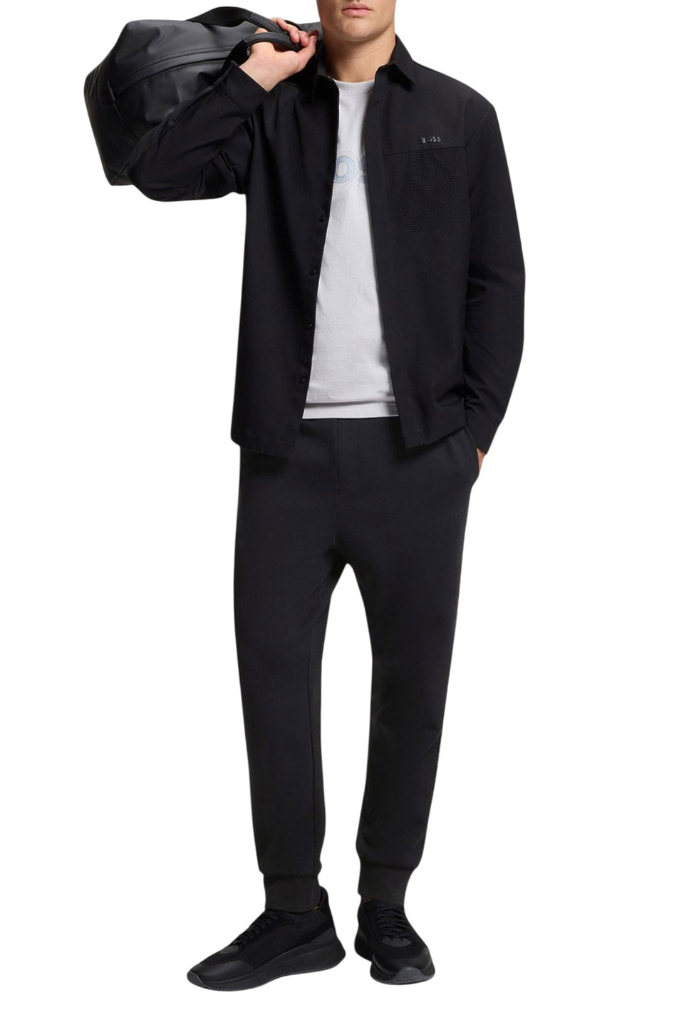 Мужской BOSS Брюки Hadiko из эластичного хлопка (цвет ), артикул 50555505 | Фото 3