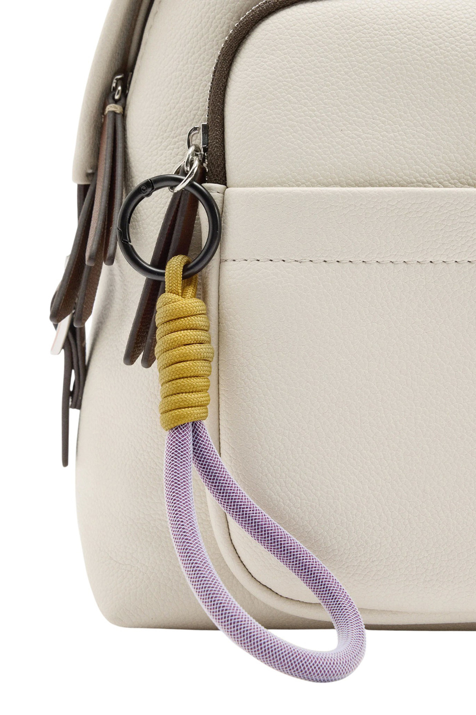 Рюкзак из искусственной кожи|Основной цвет:Кремовый Женский Parfois Рюкзак из искусственной кожи (цвет ), артикул 240198 | Фото 5