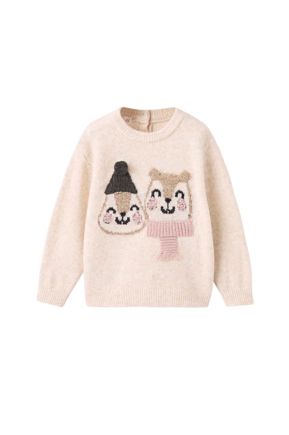 Девочкам Mango Kids Свитер SQUIRELL с вышивкой (цвет ), артикул 17007794 | Фото 1