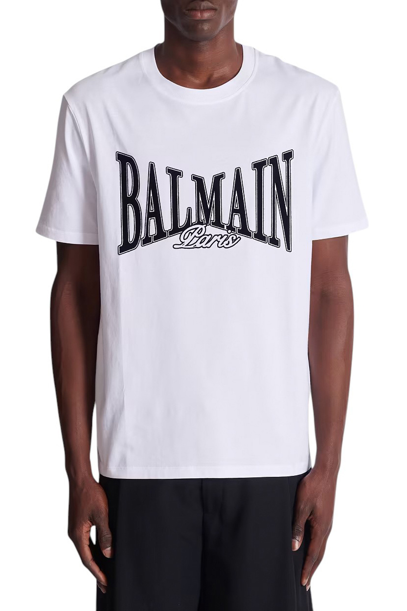 Мужской Balmain Футболка из хлопка (цвет ), артикул FH0EG000BD29 | Фото 3