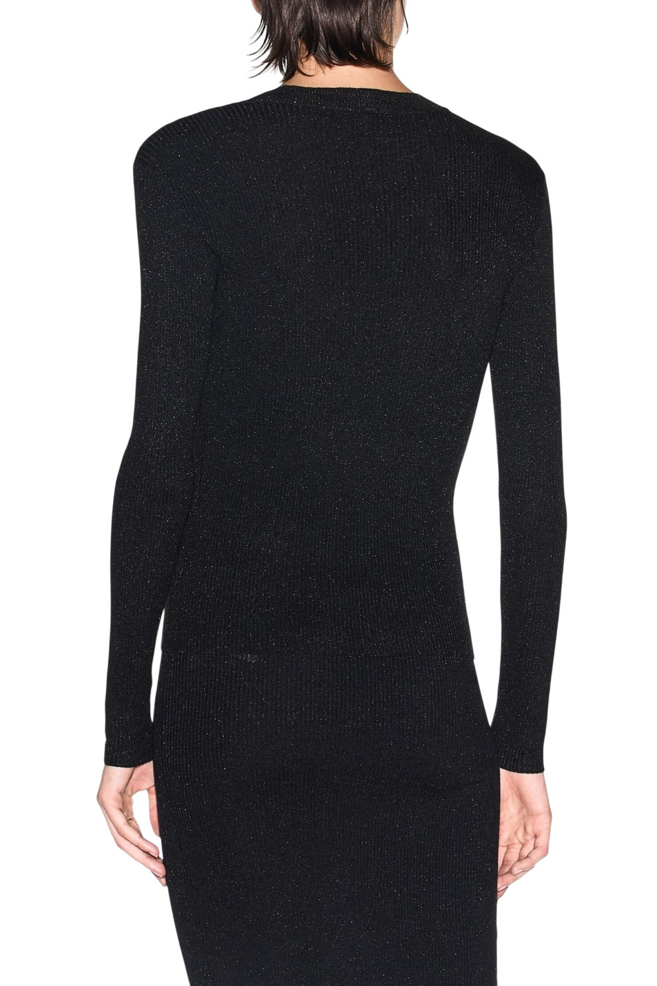 Женский Armani Exchange Пуловер из смесовой вискозы с люрексом (цвет ), артикул XW001874-AF11957 | Фото 5