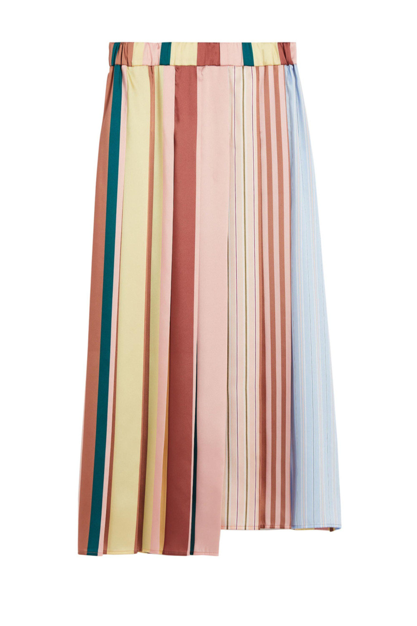 Юбка плиссированная FAGUS с принтом|Основной цвет:Разноцветный|Артикул:2415101021 | Фото 1