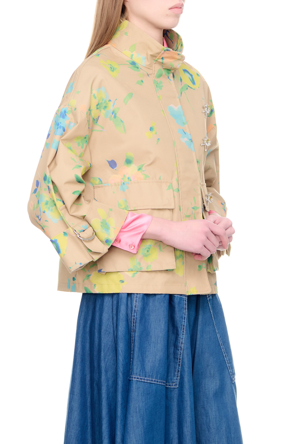 Женский Max&Co Куртка APPLAUSO с цветочным принтом и стразами (цвет ), артикул 70810823 | Фото 6