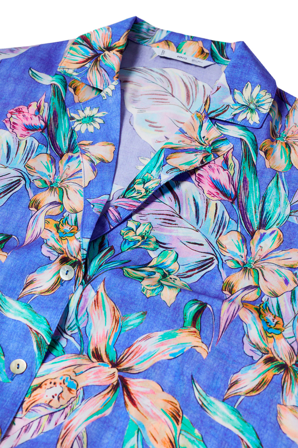 Женский Mango Блузка ANNIE с короткими рукавами и принтом (цвет ), артикул 47039040 | Фото 5