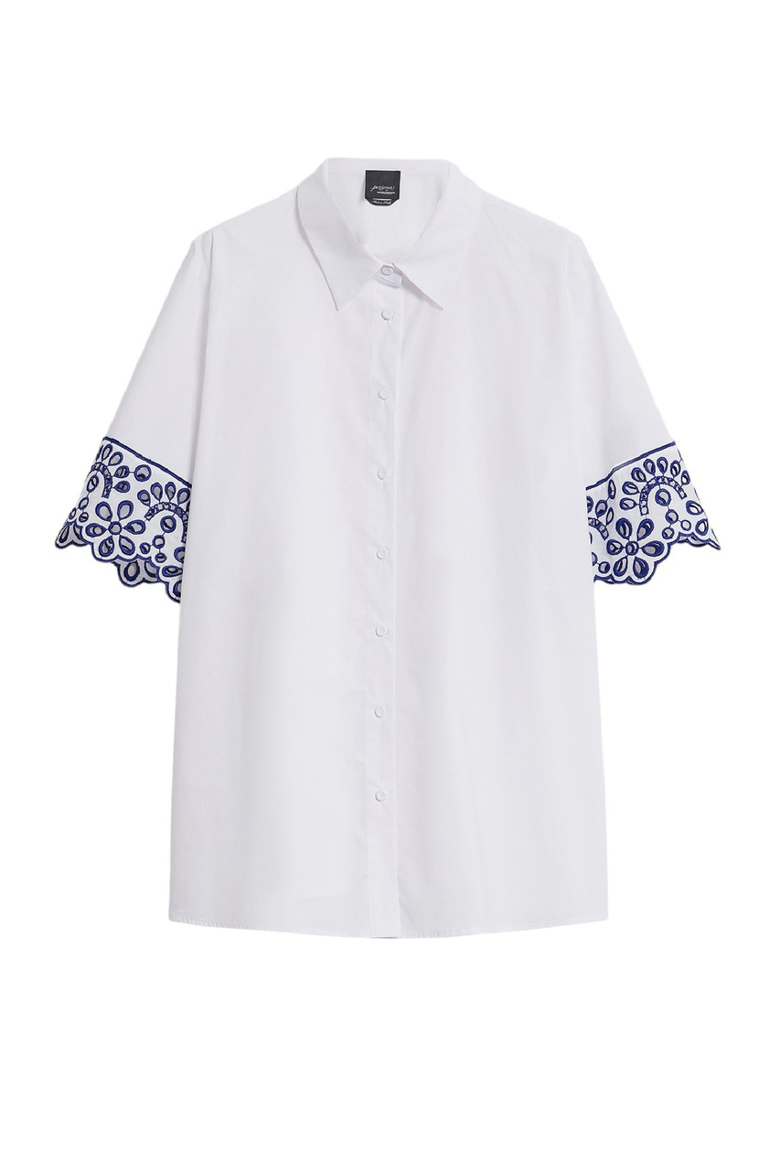 Рубашка EFESO из натурального хлопка|Основной цвет:Белый|Артикул:2413191112 | Фото 1