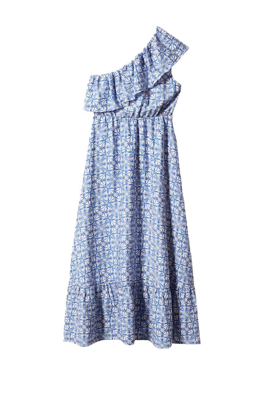 Платье LINAJE с принтом|Основной цвет:Синий|Артикул:47008640 | Фото 1