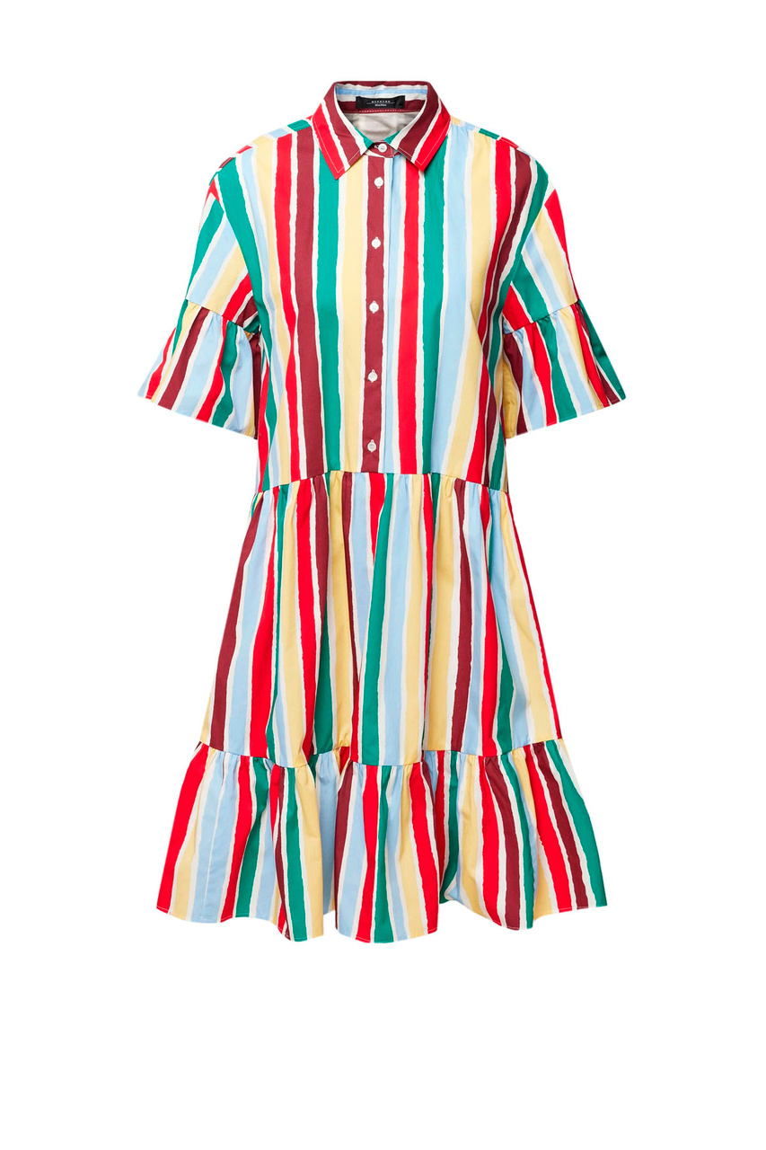Платье BASILEA из натурального хлопка|Основной цвет:Разноцветный|Артикул:2352212631 | Фото 1