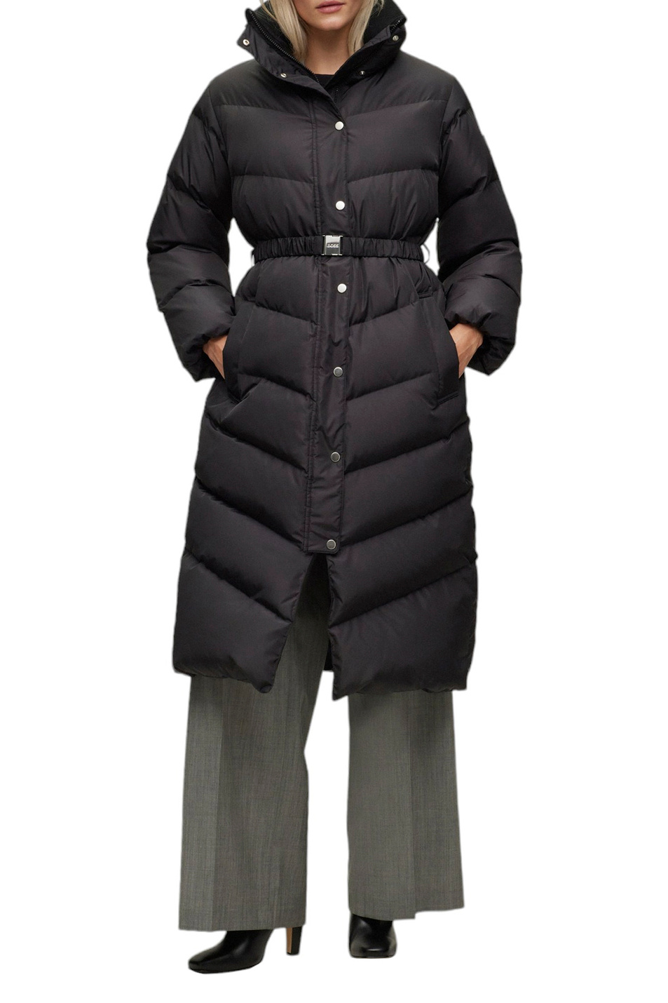 Женский BOSS Пальто стеганое с поясом (цвет ), артикул 50500861 | Фото 2