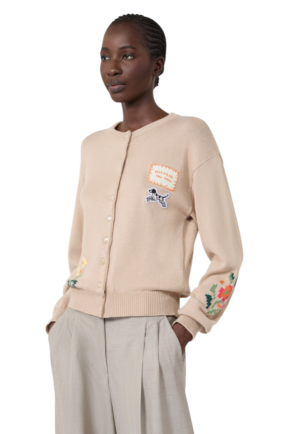 Кардиган TEIERA|Основной цвет:Бежевый Женский Weekend Max Mara Кардиган TEIERA (цвет ), артикул 2625346041 | Фото 3