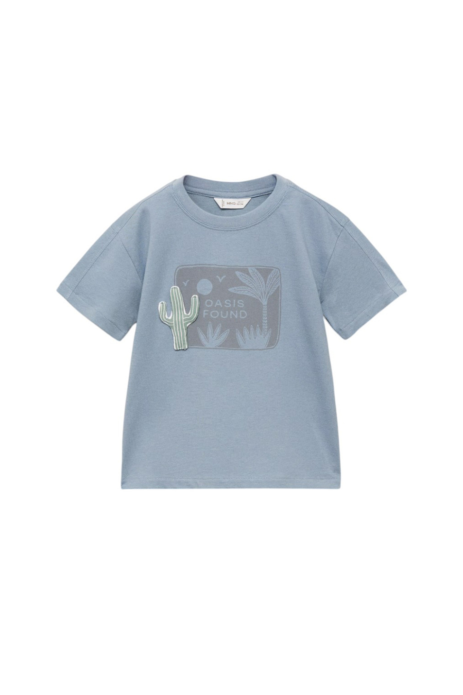Мальчикам Mango Kids Футболка OASIS из хлопка (цвет ), артикул 87025965 | Фото 1