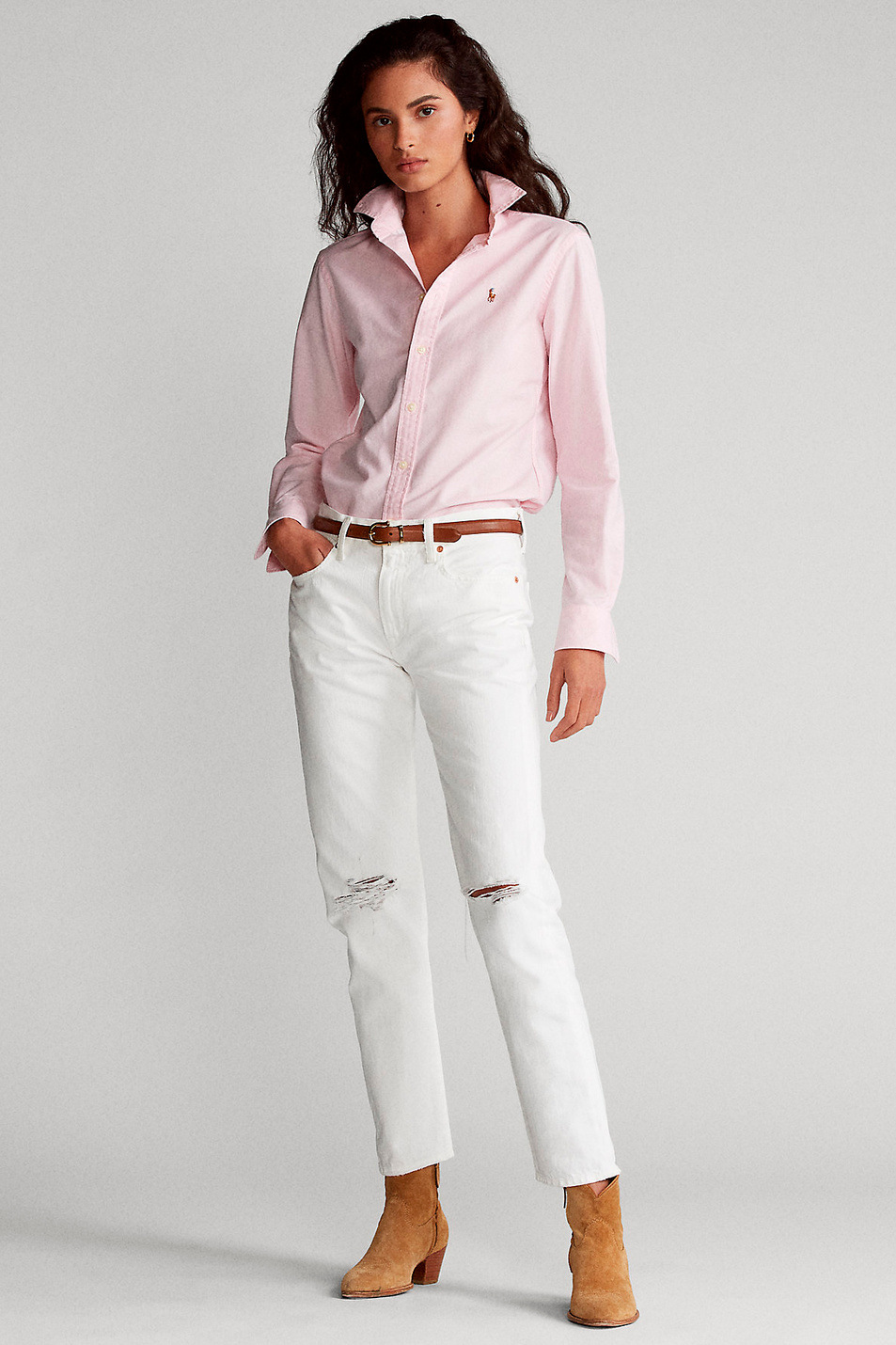 Polo Ralph Lauren Оксфордская рубашка классического кроя (цвет ), артикул 211806181001 | Фото 2