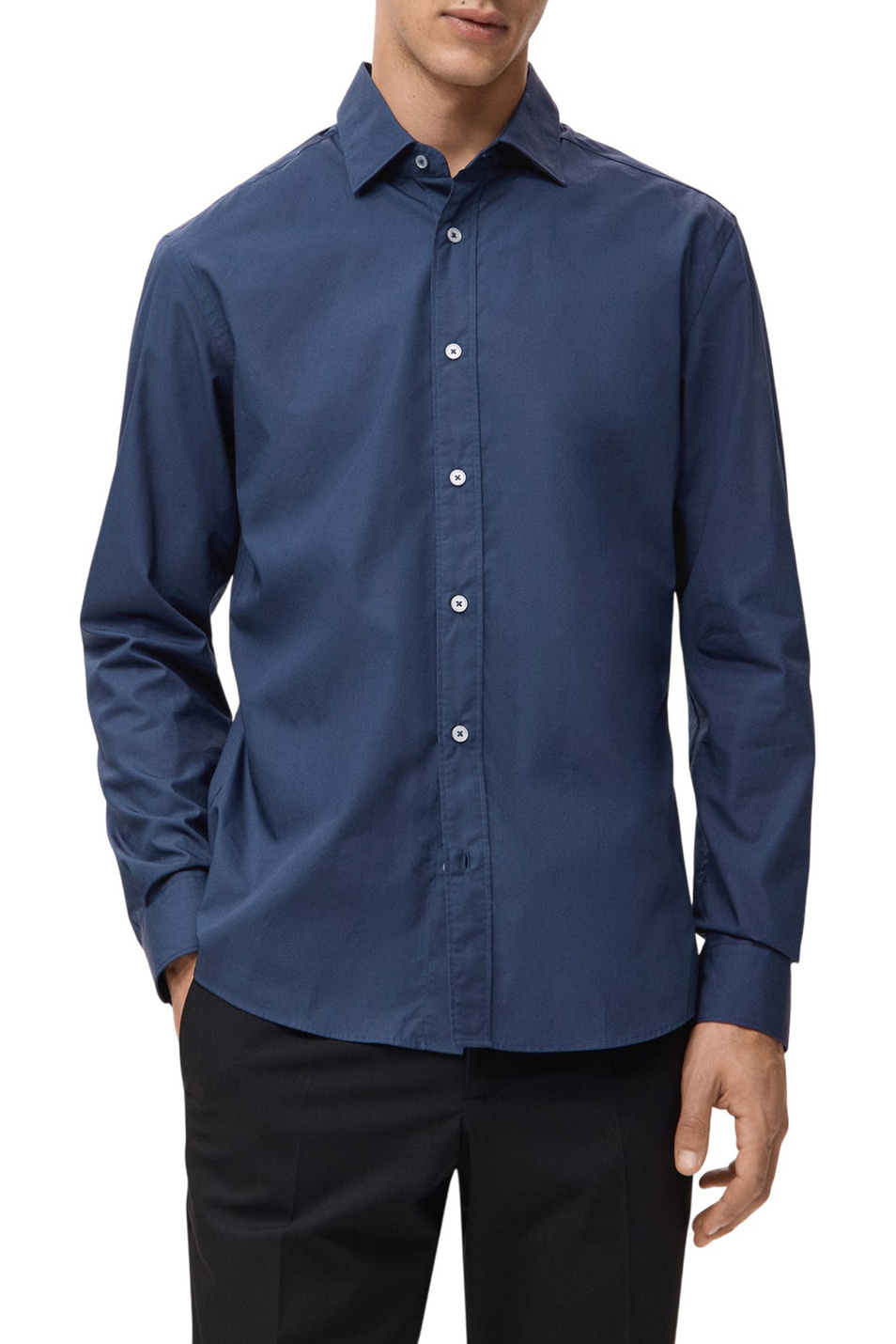 Мужской Mango Man Рубашка PLAY из хлопка (цвет ), артикул 27091290 | Фото 3