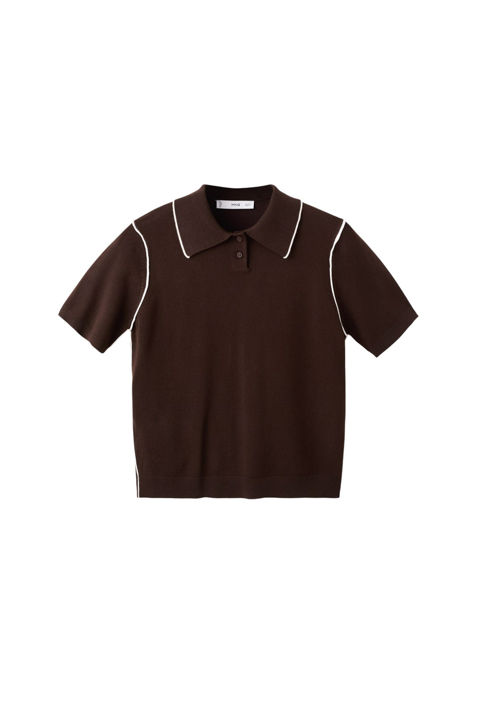 Женский Mango Поло FELICE из смесовой вискозы (цвет ), артикул 27024775 | Фото 1