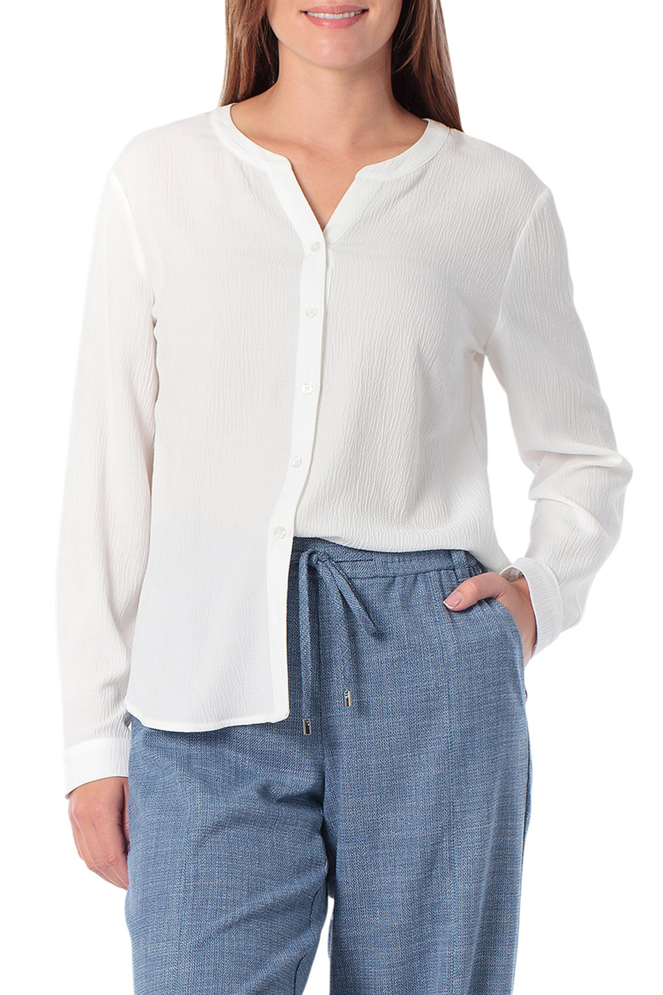 Женский Gerry Weber Блузка из жатой вискозы (цвет ), артикул N60454 | Фото 4