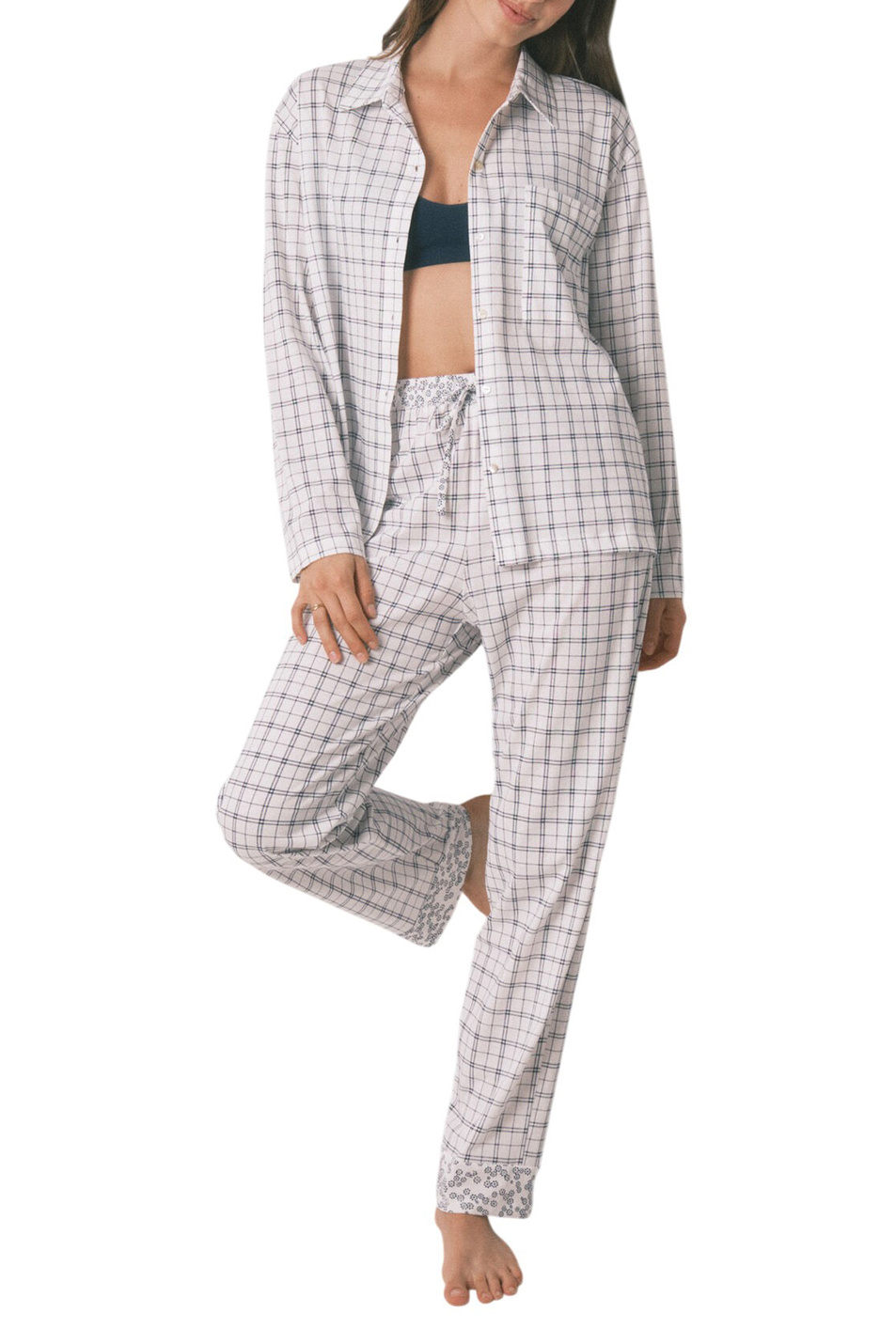 Женский Women'secret Пижама в рубашечном стиле (цвет ), артикул 3793068 | Фото 1