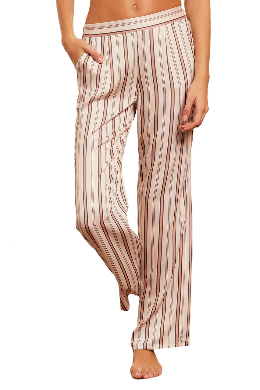 Пижамные брюки GLEEN в полоску|Основной цвет:Разноцветный|Артикул:6530759 | Фото 1