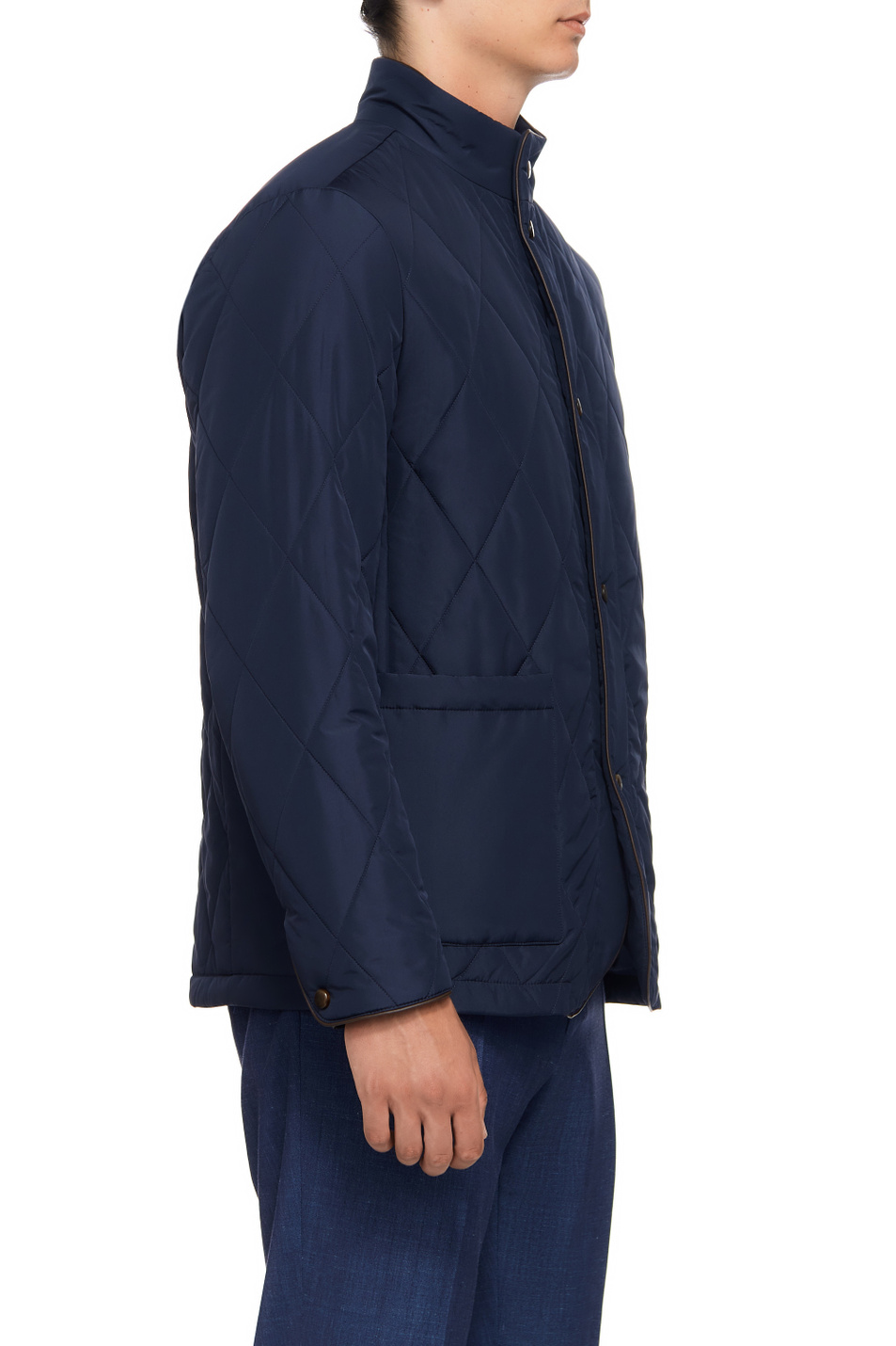 Мужской Canali Куртка стеганая однотонная (цвет ), артикул O30417SG01121 | Фото 4