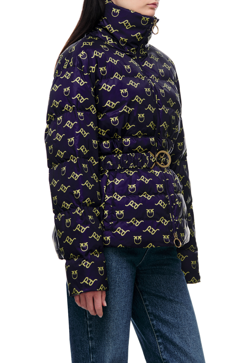 Pinko Стеганая куртка IVA с принтом (цвет ), артикул 1G18A5A052 | Фото 6