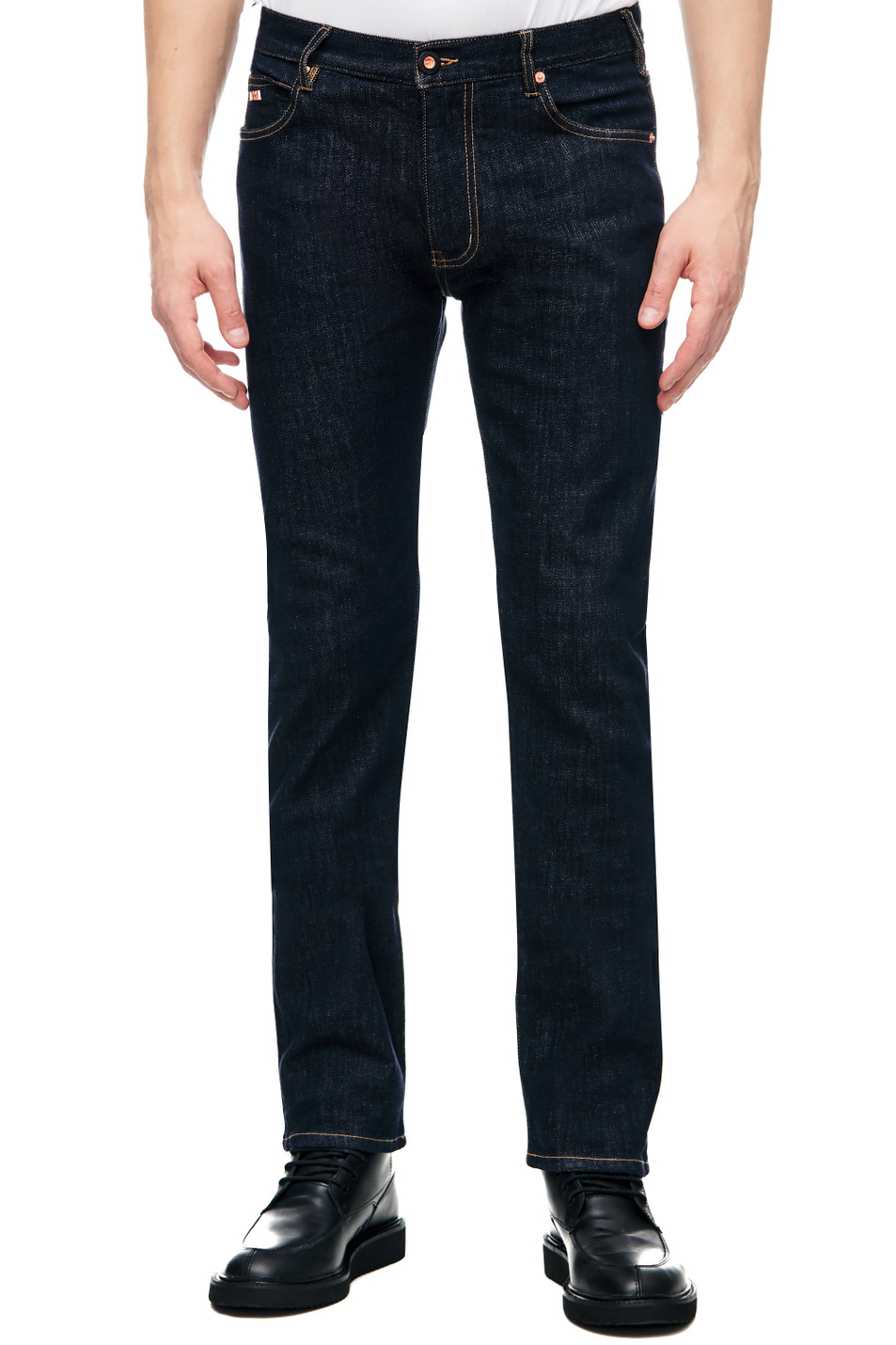 Мужской Emporio Armani Джинсы из эластичного хлопка (цвет ), артикул 6L1J45-1DMVZ | Фото 3