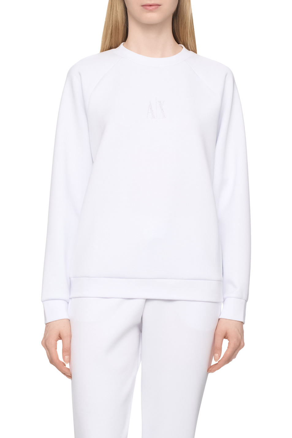 Женский Armani Exchange Свитшот с логотипом из страз (цвет ), артикул XW000826-AF13397 | Фото 4