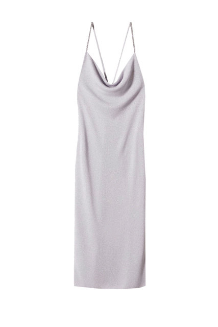 Платье LONGUI со стразами|Основной цвет:Лиловый|Артикул:47055876 | Фото 1