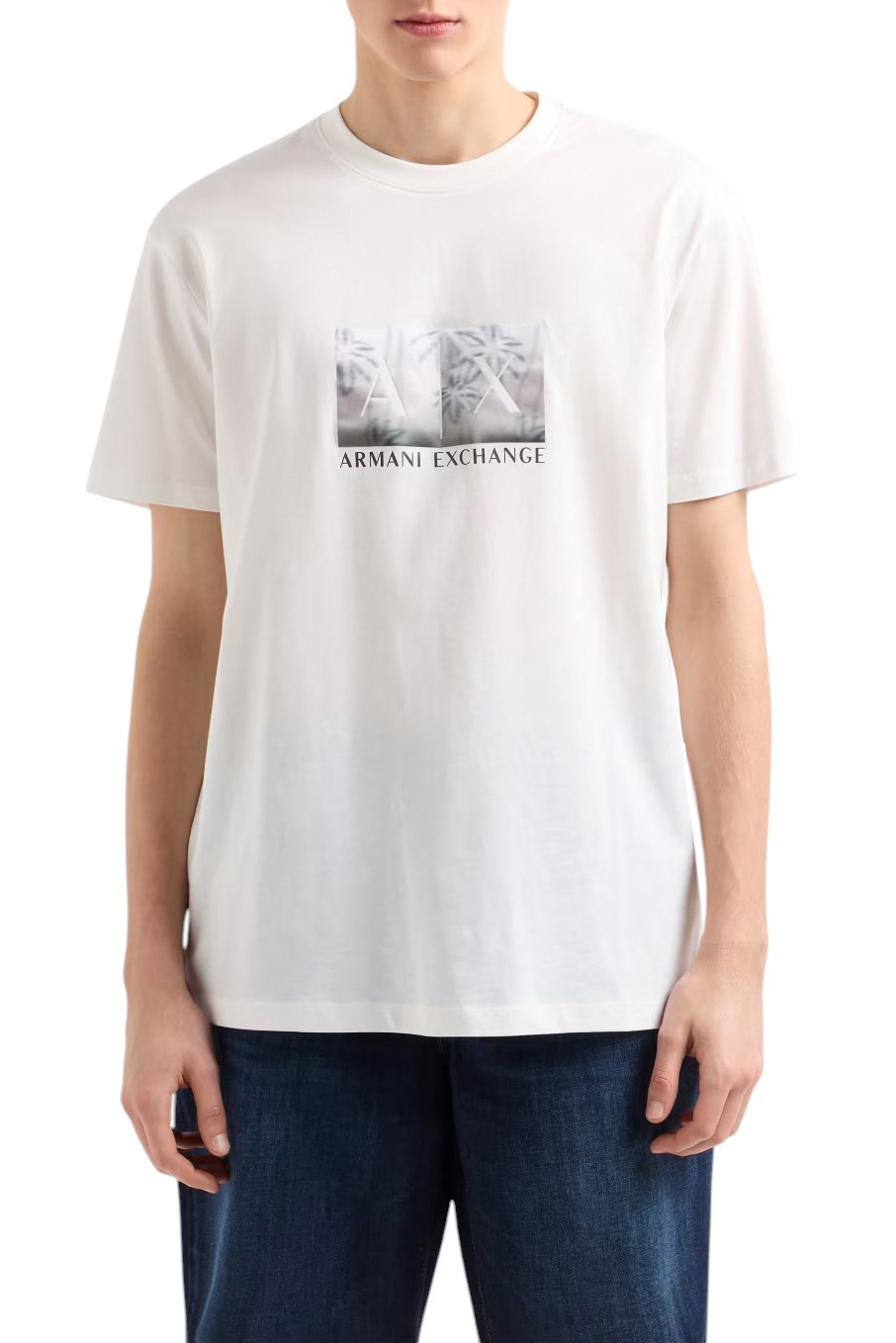 Мужской Armani Exchange Футболка из хлопка (цвет ), артикул XM000555-AF10358 | Фото 3