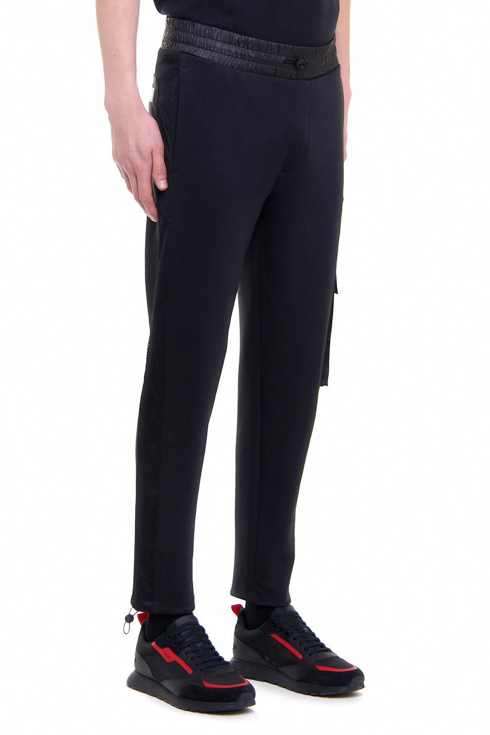 HUGO Спортивные брюки Durimi  из смесового хлопка (цвет ), артикул 50448230 | Фото 4