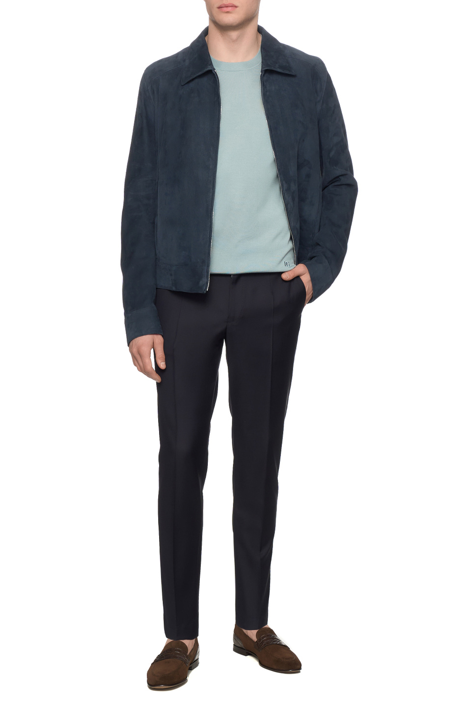 Мужской Dolce & Gabbana Футболка из шелка (цвет ), артикул GXX03Z-JBSO5 | Фото 3