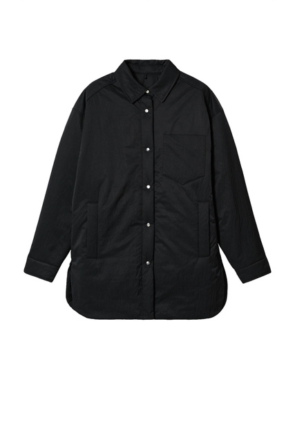 Куртка оверсайз JUSTI|Основной цвет:Черный|Артикул:37075130 | Фото 1