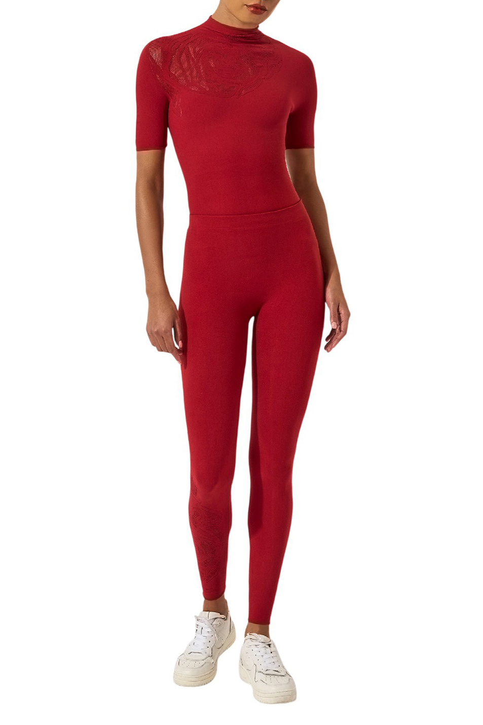 Женский Wolford Легинсы Rose Net (цвет ), артикул 19486 | Фото 3