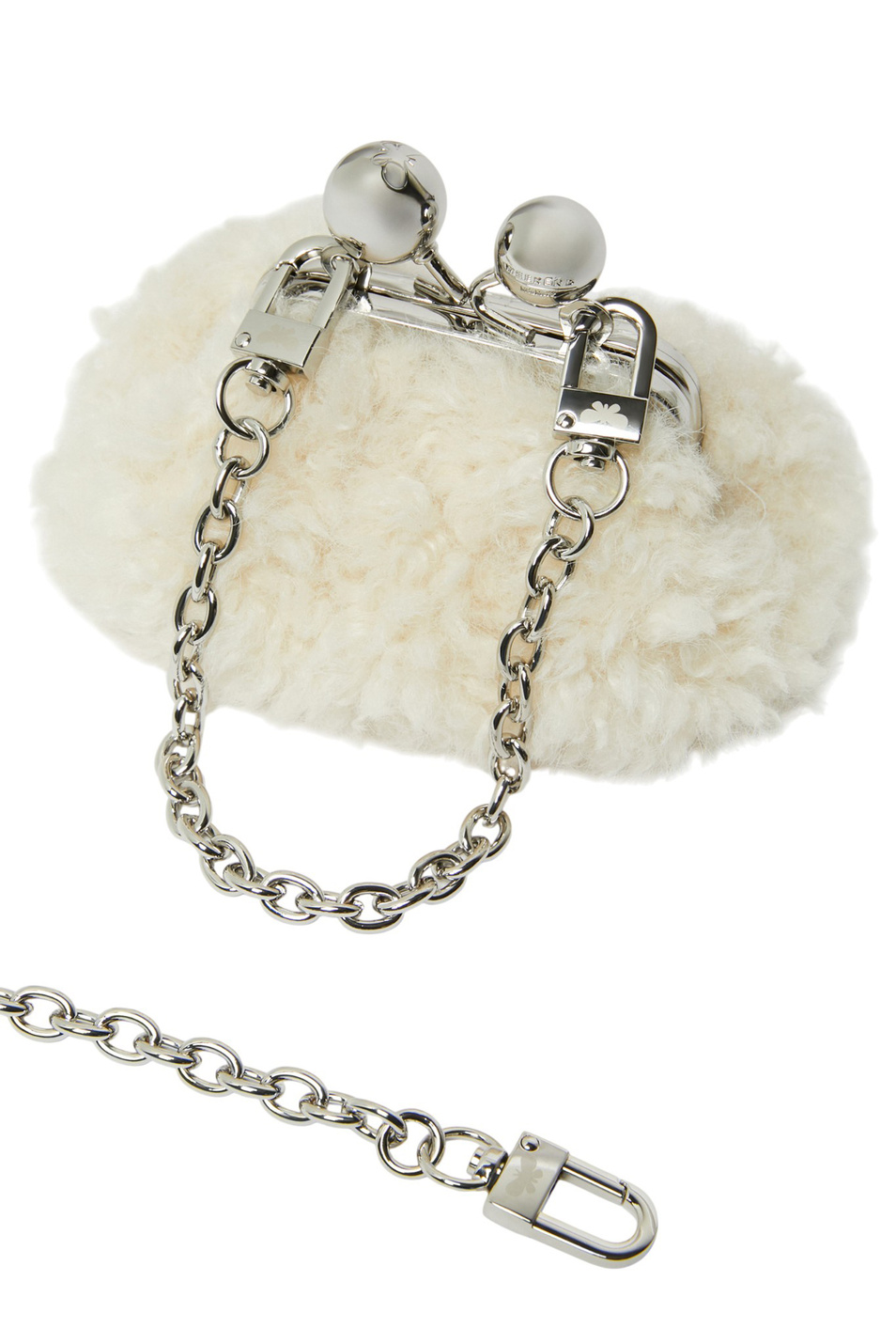 Женский Weekend Max Mara Кошелек-подвеска Pasticcino в стиле тедди (цвет ), артикул 2525726025 | Фото 4