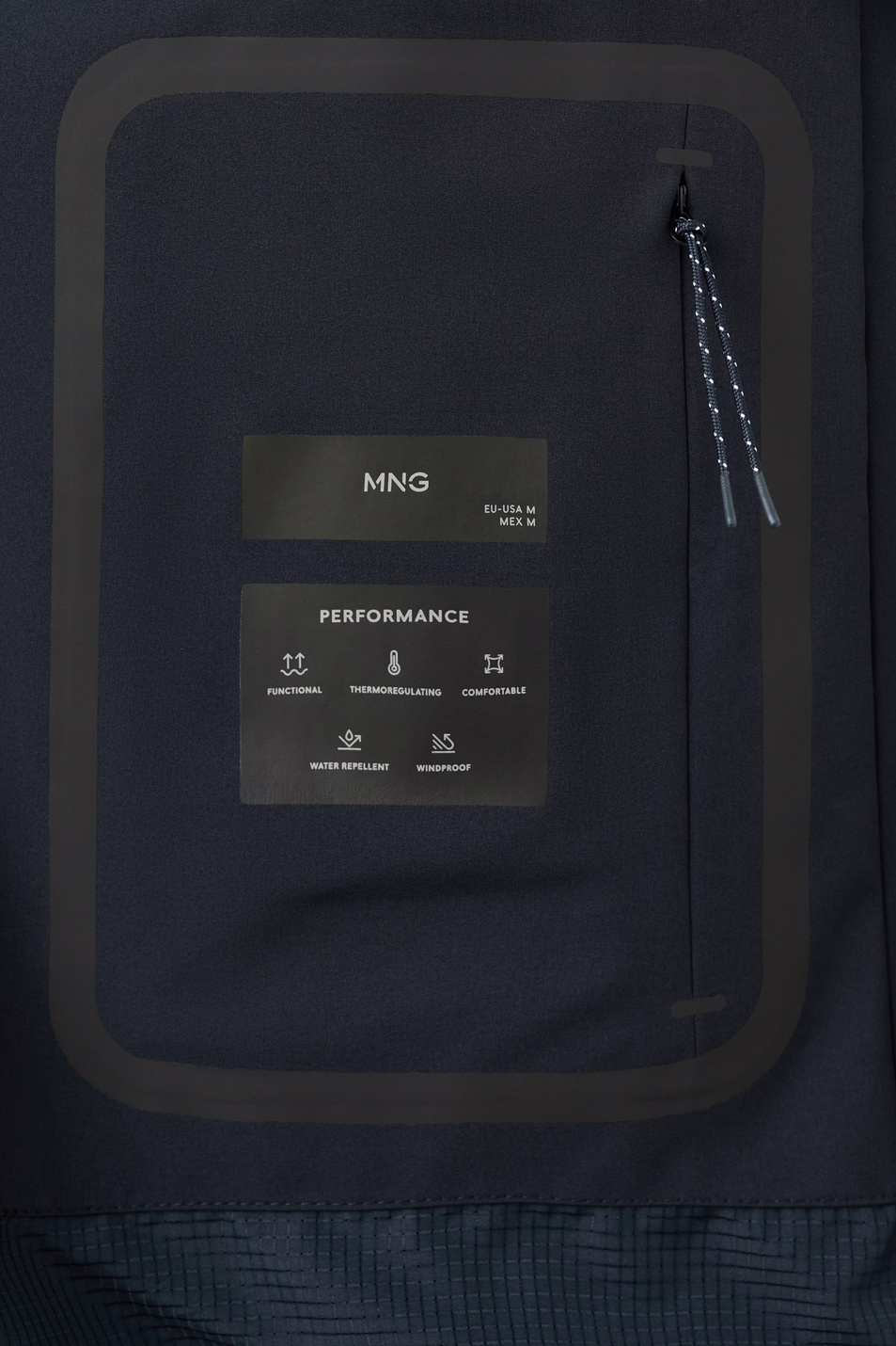 Мужской Mango Man Бомбер BRENTA на молнии (цвет ), артикул 27034408 | Фото 6