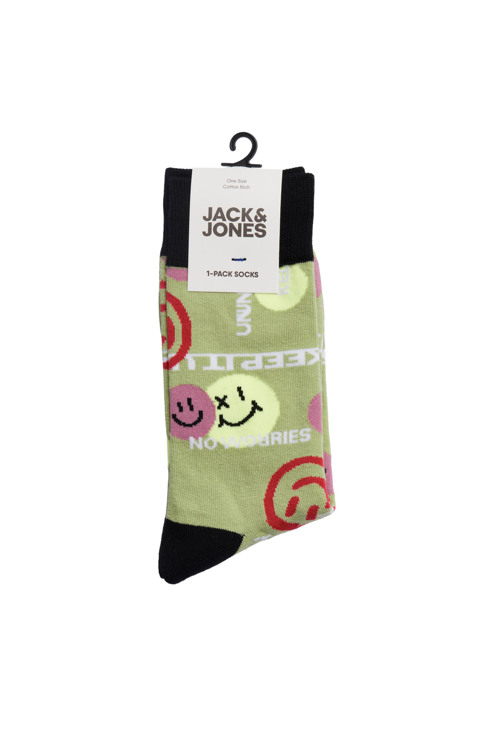 Мужской Jack & Jones Носки из смесового хлопка с принтом (цвет ), артикул 12194890 | Фото 2