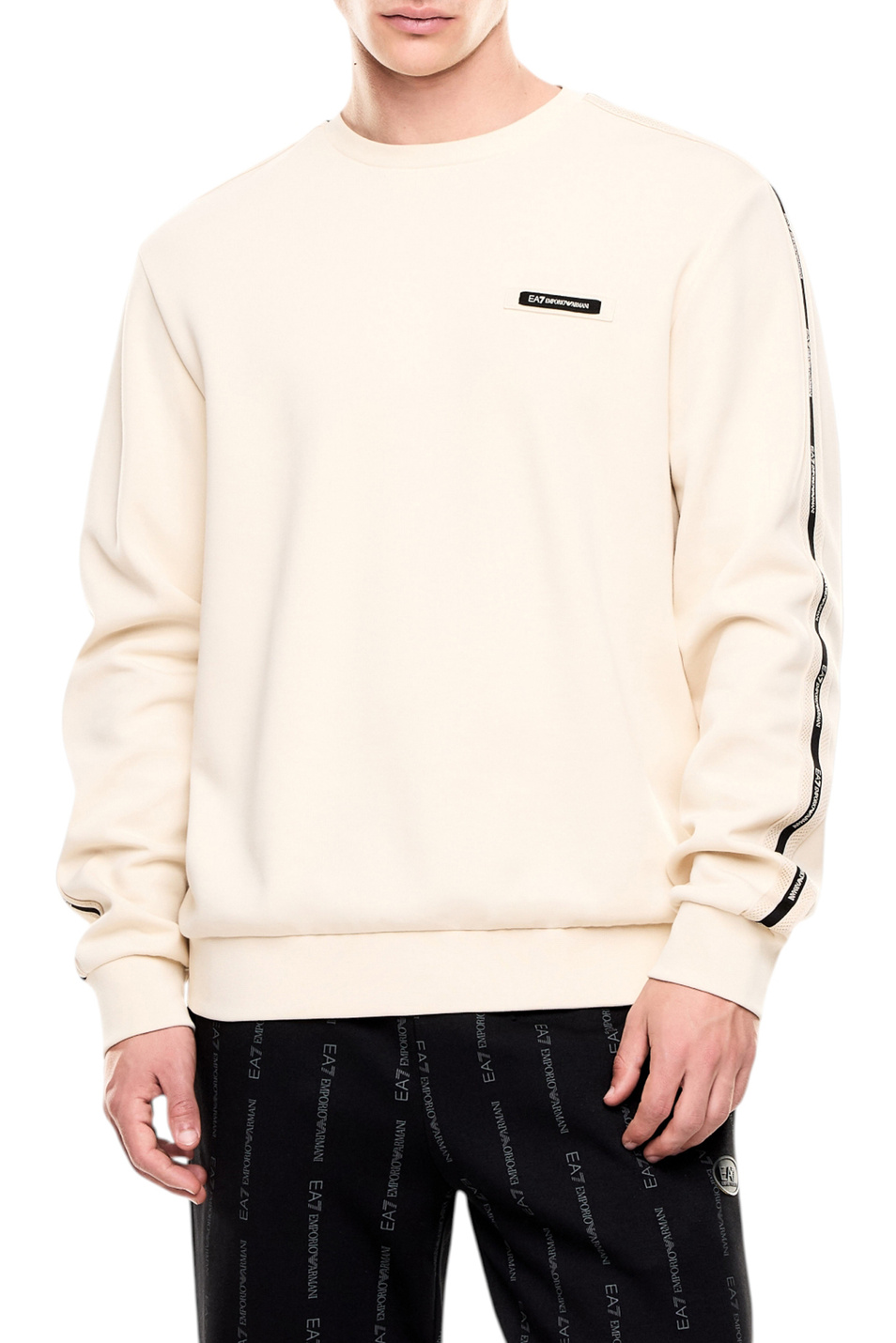 Мужской EA7 Свитшот с контрастными полосками (цвет ), артикул 7M001478-AF12660 | Фото 3