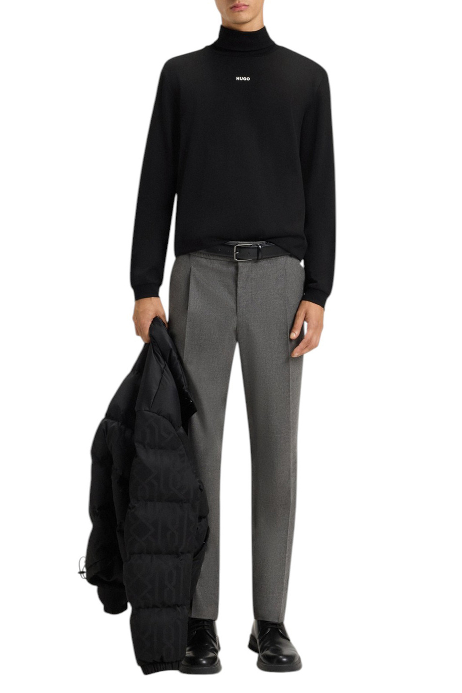 Мужской HUGO Водолазка Daporollo с логотипом (цвет ), артикул 50547372 | Фото 2