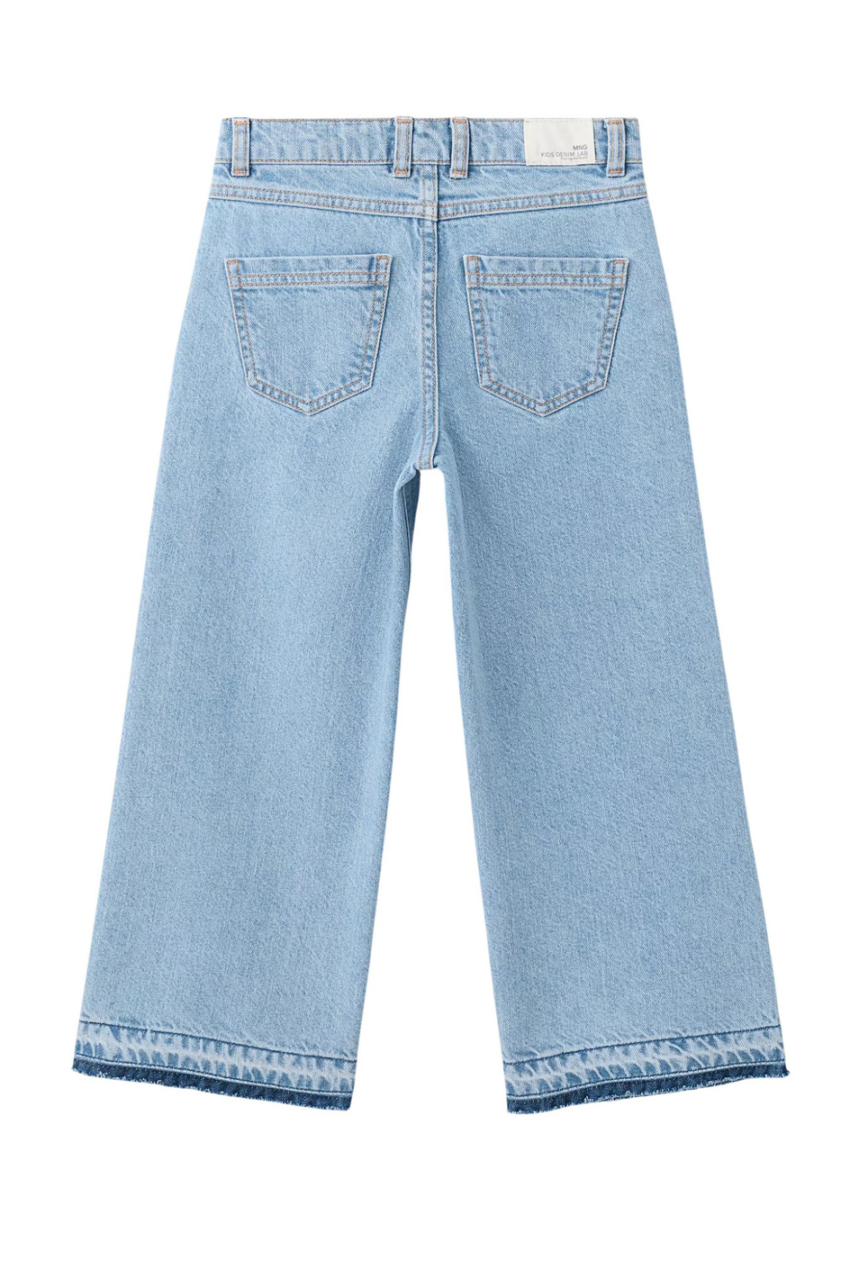 Девочкам Mango Kids Джинсы CULOTTE1 из хлопка (цвет ), артикул 27011260 | Фото 2