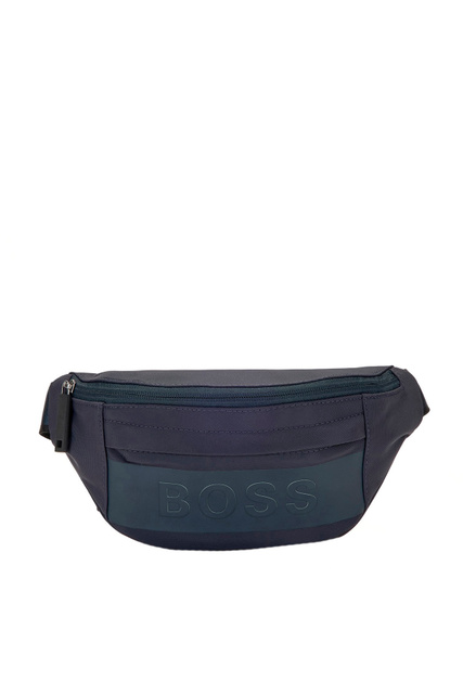Текстильная поясная сумка|Основной цвет:Синий|Артикул:50466407 | Фото 1