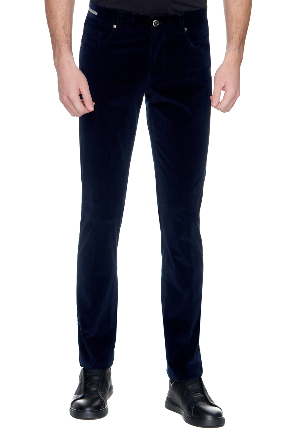 Corneliani Вельветовые брюки из эластичного хлопка (цвет ), артикул 884L01-1818502 | Фото 1