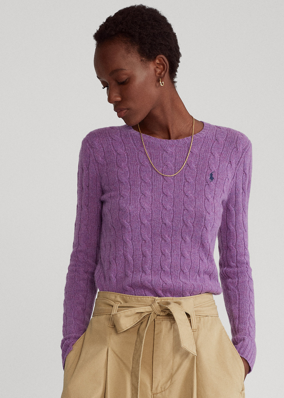 Женский Polo Ralph Lauren Джемпер из натуральной шерсти и кашемира (цвет ), артикул 211525764067 | Фото 1