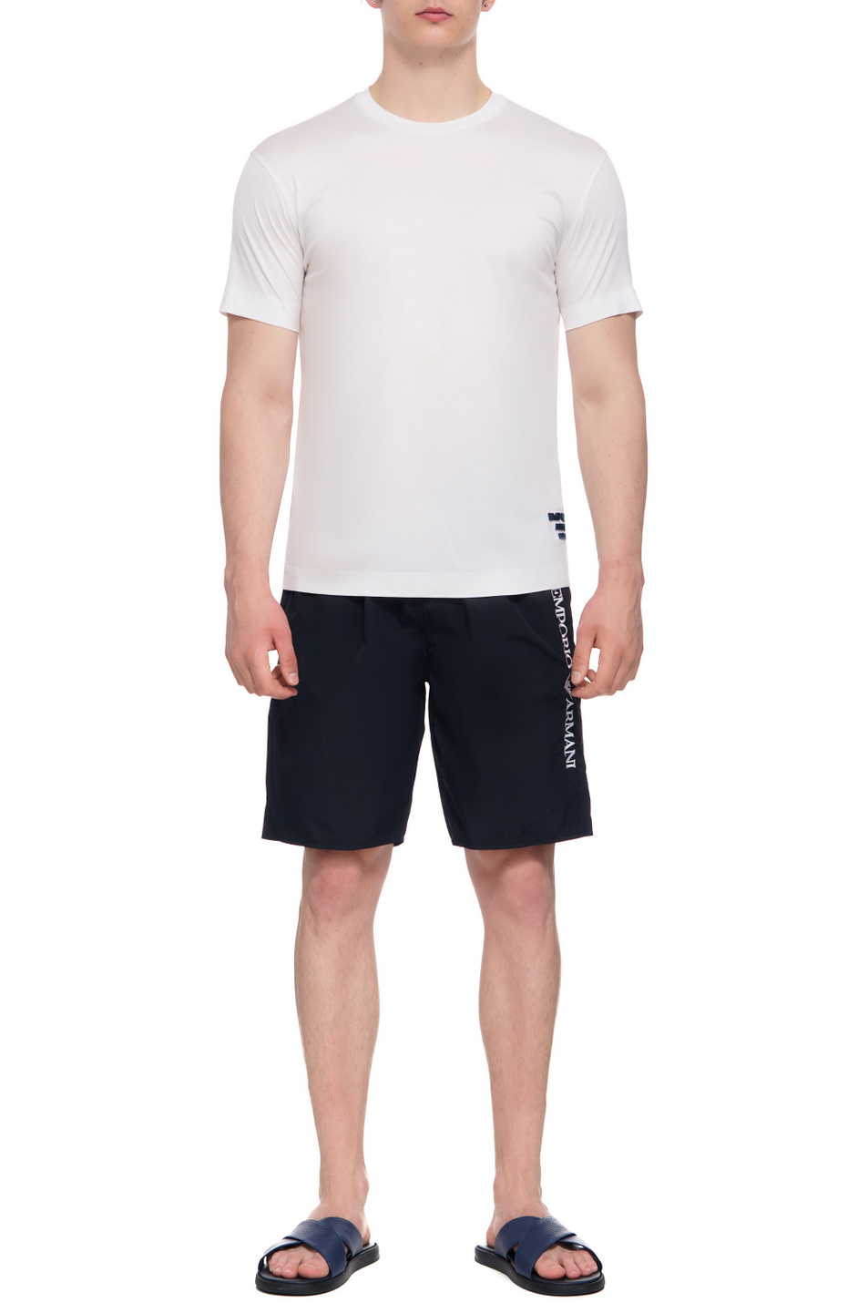 Мужской Emporio Armani Шорты для плавания с логотипом (цвет ), артикул 211753-3R422 | Фото 3