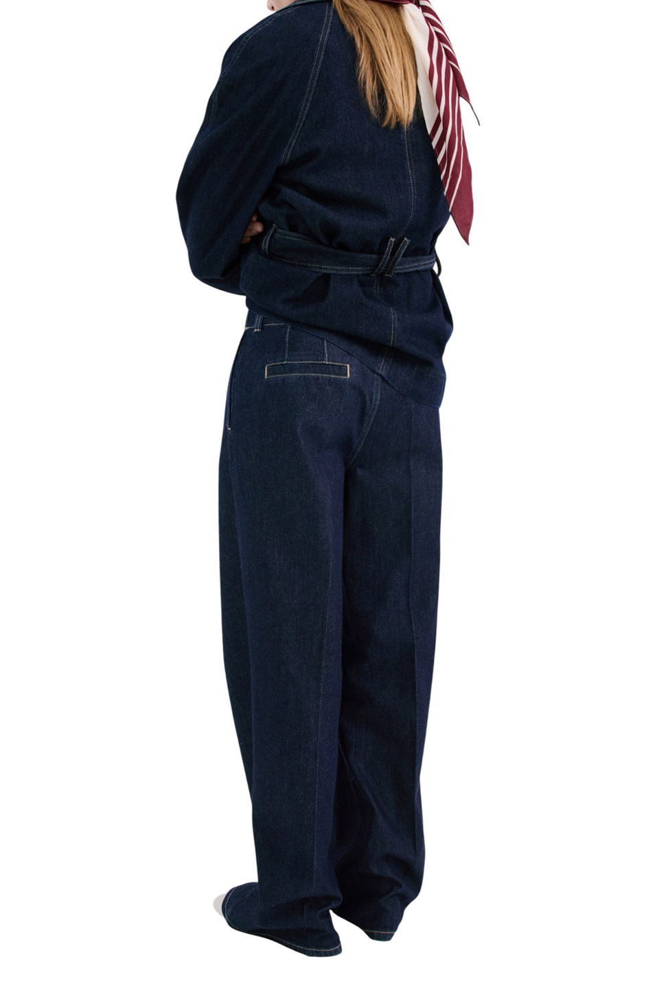 Женский Mango Джинсы ALMA из хлопка (цвет ), артикул 27024083 | Фото 4