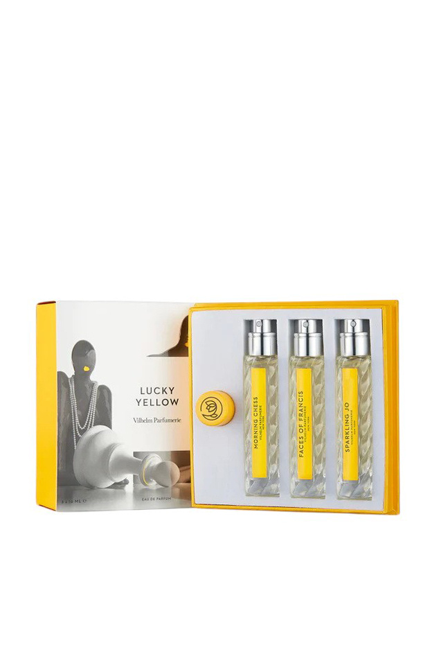Не имеет пола Vilhelm Parfumerie Набор парфюмерный Lucky Yellow (Faces of Francis, Morning Chess, Sparkling Jo), 3x10 мл (цвет ), артикул VP10LY | Фото 1