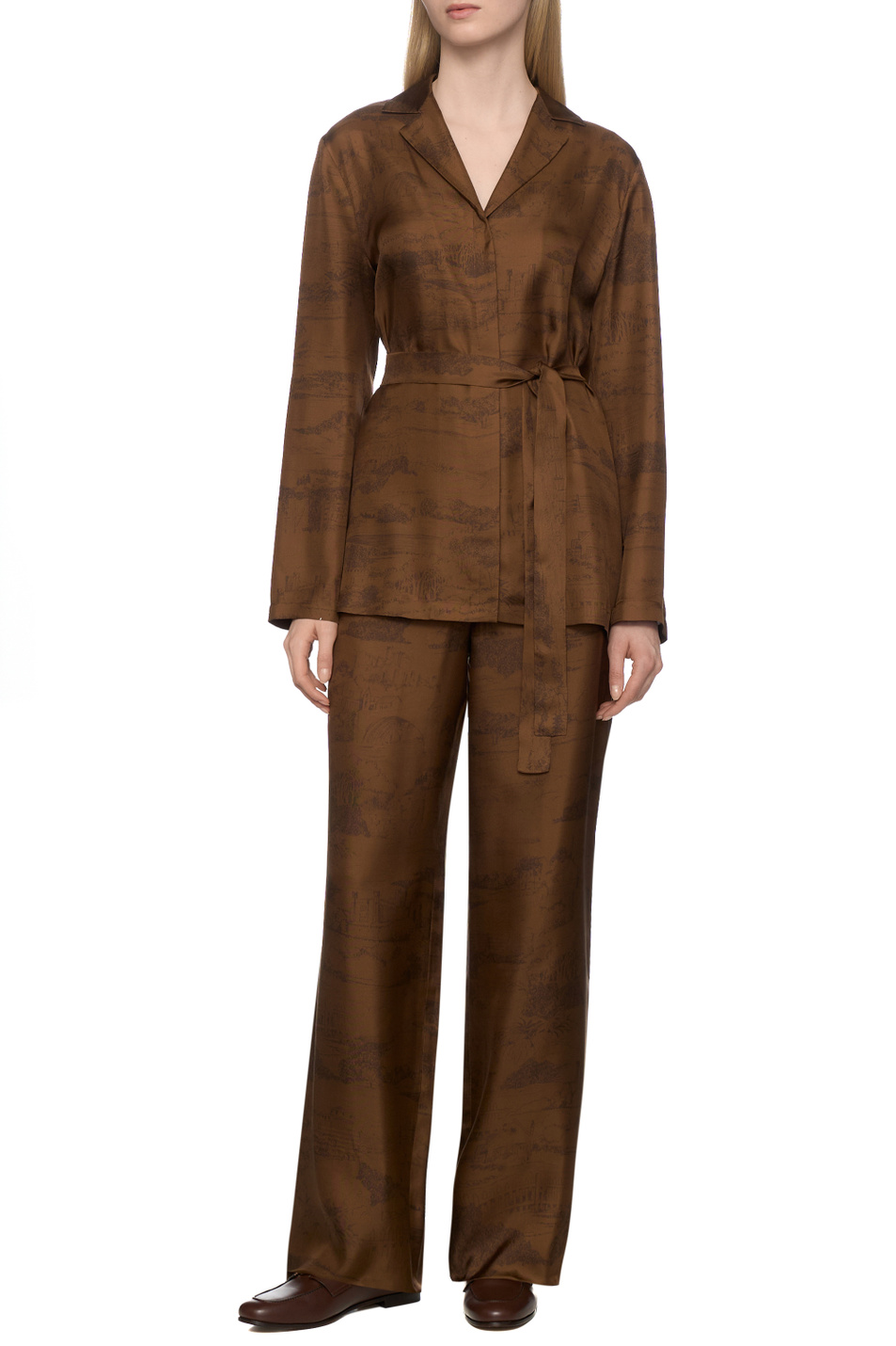 Женский Max Mara Брюки VASAIO из шелка (цвет ), артикул 2616131101 | Фото 3