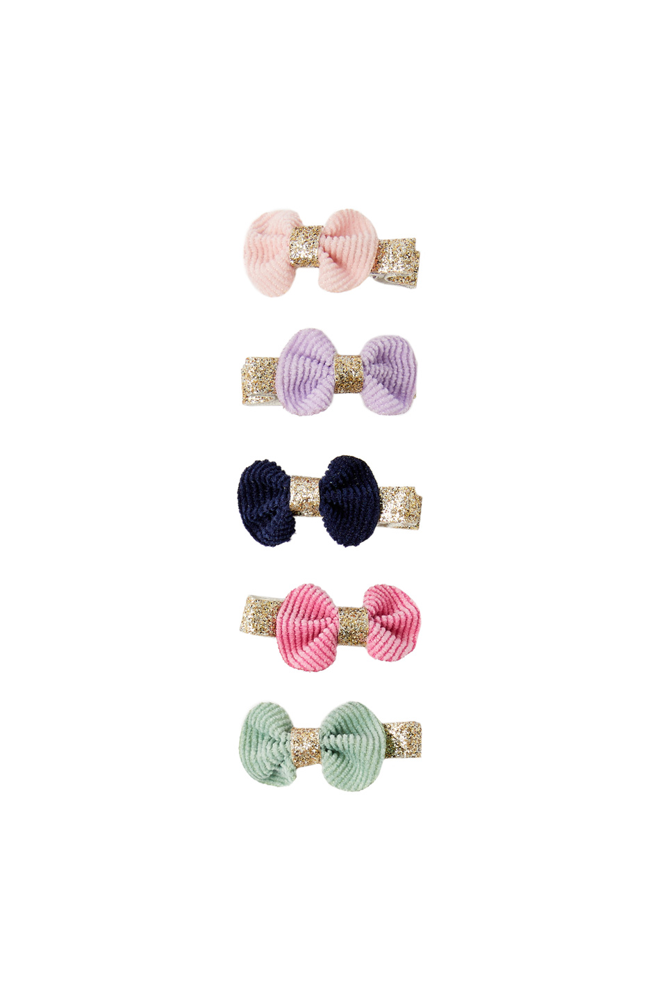 Девочкам Accessorize Набор заколок с блестками Mini bow (цвет ), артикул 283035 | Фото 1