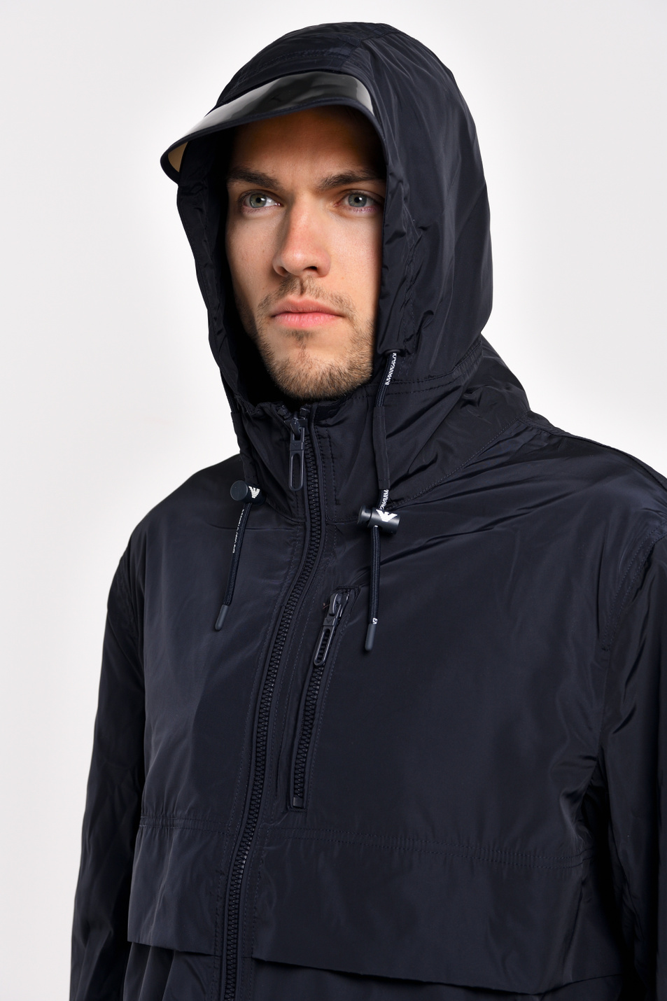 Куртка с логотипом на спине|Основной цвет:Синий Мужской Emporio Armani Куртка с логотипом на спине (цвет ), артикул 3H1B93-1NXGZ | Фото 2