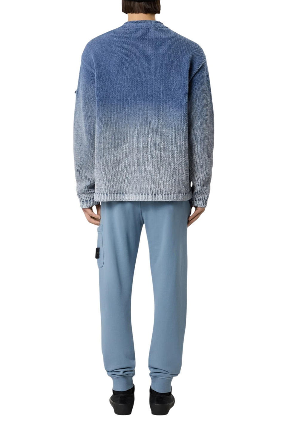 Мужской Stone Island Брюки из хлопкового флиса (цвет ), артикул L1S156200010-S0051 | Фото 4