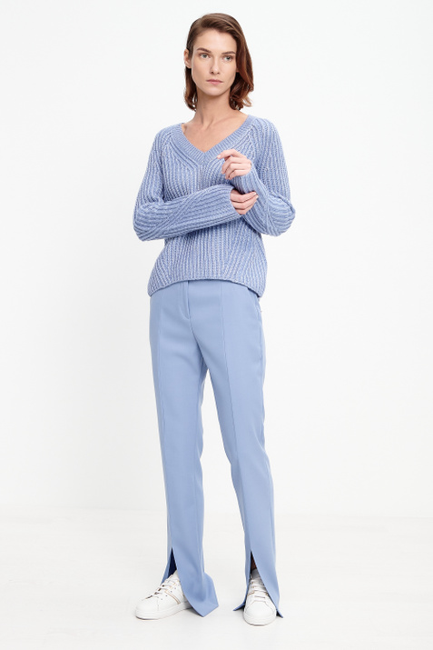HUGO Брюки Herlene с вертикальными разрезами на штанинах ( цвет), артикул 50443888 | Фото 5