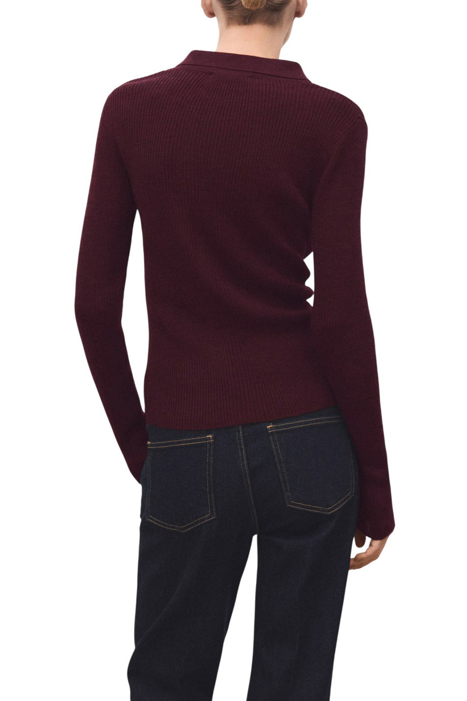 Женский Mango Джемпер поло ARANTXA (цвет ), артикул 17007848 | Фото 4